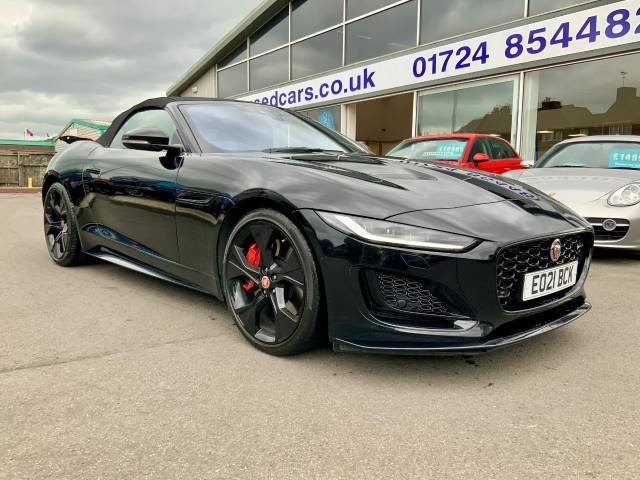 Jaguar F-Type 5.0 P450 Supercharged V8 R-Dynamic 2dr Auto Convertible Petrol Black