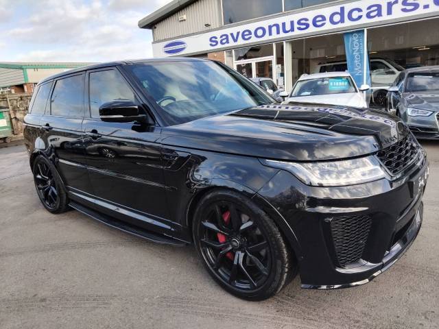 Land Rover Range Rover Sport 5.0 V8 S/C 575 SVR 5dr Auto Estate Petrol Black